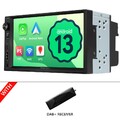 DAB+7 Zoll IPS Android Autoradio Doppel DIN CarPlay Wireless GPS WiFi6 Bluetooth