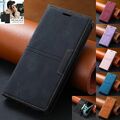 Hülle für Samsung S23 S24FE S24 Ultra Tasche Handy Magnet Flip Case Schutz