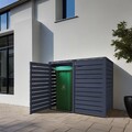 Mülltonnenbox Mülltonnenverkleidung aus Holz von 120L bis 240L inklusiv Rückwand
