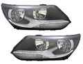 Scheinwerfer Set für VW Tiguan 5N 2011- DRL H7 H15 LWR Stellmotor Halogen