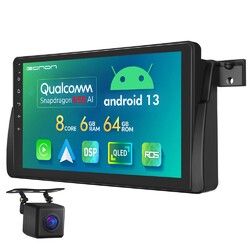 9"Android 13 8Kern 6+64 CarPlay Autoradio GPS RDS Touchscreen Für BMW 3er E46 M3