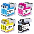 10 LC223 Druckerpatronen kompatibel für Brother LC223XL MFC-J480DW MFC-J5320DW