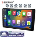 Carplay GPS Navigation RDS WIFI FM BT 2+32G 9" Autoradio Android 13 Doppel 2 DIN