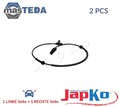 151522 ABS SENSOR DREHZAHLFÜHLER HINTEN JAPKO 2PCS NEU OE QUALITÄT