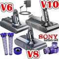 9500mAh Akku für Dyson V6 V7 V8 V10 SV10 Absolute Animal Staubsauger / Filter DE