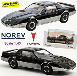 Pontiac Firebird TransAm 1982 KARR Knight Automatic Roving Robot 1:43 Norev