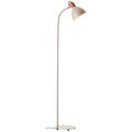 Brilliant Erena Standleuchte 1,5m taupe Metall/Holz Fußschalter  1x A60, E27, 40