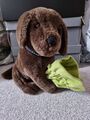 Hotel Schokolade Labrador Welpe Hund mit Tasche braun weiches Plüschtier 6 Zoll