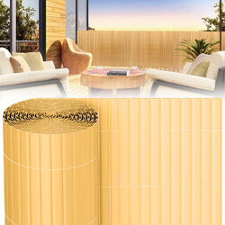 PVC Sichtschutzmatte Sichtschutzzaun Sichtschutz Zaun Windschutz Balkon Garten