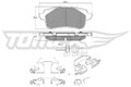 TOMEX Brakes Bremsbelagsatz Scheibenbremse TX 18-66 für B9A RENAULT ESPACE 4 3 5