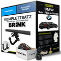 Anhängerkupplung BRINK abnehmbar für BMW 1er Fliessheck +E-Satz Set