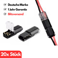 20x Steckverbindung 2 Polig Auto Stecker Steckverbinder Wasserdicht KFZ Kabel
