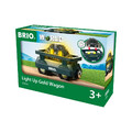 BRIO 63389600 Goldwaggon mit Licht