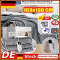 Elektrische Heizdecke Wärmedecke Kuscheldecke Timer 6 Heizstufen Wärmeunterbett