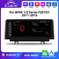10.25'' Android 14 Autoradio 64GB GPS TPMS CarPlay für BMW 1 Series F20 F21 NBT
