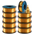10kg Geeetech 3D Drucker Filament Silk PLA 1.75mm 1kg/Rolle Seide Gold PLA DE