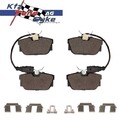 BREMSBELÄGE BREMSKLÖTZE HINTEN MIT 2 WARNKONTAKTE FÜR VW T4