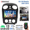 9" 2+64G Android 13 Autoradio Carplay GPS Navi WiFi RDS BT Für VW Beetle 2001-10