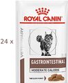 (€ 17,62 /kg) Royal Canin Gastrointestinal Moderate Calorie, nass, Soße 24 x 85g