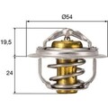Mahle TX 212 82D Thermostat Kühlmittel für AUDI SEAT A5 A4 B8 A6 C6 Q5 EXEO