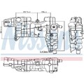 ORIGINAL® Nissens 996310 Ausgleichsbehälter, Kühlmittel passend für Daf LF