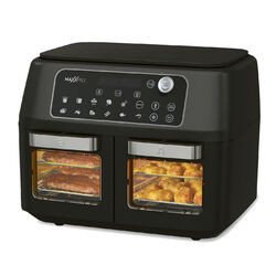 MAXXMEE Heißluftfritteuse XXL Doppelkorb Doppelkammer Dual Zone Airfryer 2x 5,5L