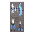 BGS-4096 1/3 Werkstattwageneinlage: Messer- und Scheren-Satz, 6-tlg.