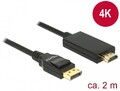 10x Kabel Displayport 1.2 Stecker an High Speed HDMI-A Stecker, passiv, 4K, schw