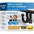 ANHÄNGERKUPPLUNG abnehmbar für BMW 1er F20 F21 14-19 +13polig E-Satz ABE