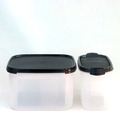 Tupperware Eidgenosse Kompaktus quadr. 2,6l + oval 1,1l 🖤Gratis 2 Pillendosen🖤