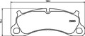 HELLA PAGID Bremsbelagsatz Scheibenbremse 8DB 355 019-731 für PORSCHE 911 991