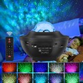 LED Sternenhimmel Galaxy Projektor Lampe Nachtlicht mit Fernbedienung Licht USB
