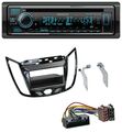 Kenwood MP3 Bluetooth DAB USB CD Autoradio für Ford C-Max Kuga Klavierlack schwa
