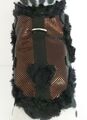 Softgeschirr warm gefüttert Brustgeschirr Hundegeschirr schwarz kupfer XS S M