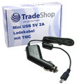 KFZ Ladekabel 5V / 2A mit Mini USB integrierte TMC Antenne für Navigon 70 Plus