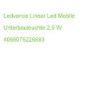 Ledvance Linear Led Mobile Led Unterbauleuchte Weiß 31,4 Cm, 2,9 W 4058075226883