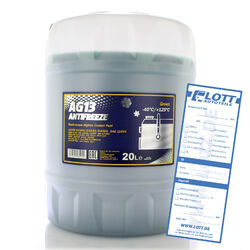 Mannol Antifreeze Kühlmittel Kühlerfrostschutz grün AG13 bis -40°C 20L MN4013-20