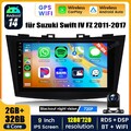 2+32G Android 14 Autoradio Carplay BT FM GPS Navi Kam für Suzuki Swift 2010-2016