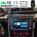 Für Audi A4 8E 8H B6 B7 2000-2009 Autoradio 7" Android 15 GPS Navi Carplay 2+64G