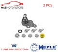 TRAGGELENK FÜHRUNGSGELENK VORNE NIEDRIGER MEYLE 016 010 0013/HD 2PCS I NEU
