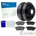 DELPHI BREMSSCHEIBEN 302mm + BELÄGE HINTEN passend für MAZDA CX-7 ER 2.3 2.5