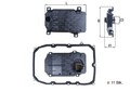 MAHLE Hydraulikfilter, Automatikgetriebe HX 187KIT für AUDI PORSCHE VW