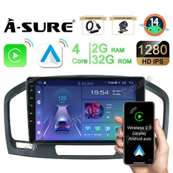 DAB 2G+32G Android 14 Autoradio Für Opel Insignia 2008-2012 Carplay GPS NAVI RDS