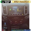 DAB+ 2+32G Android 14 Autoradio Carplay FM Kam Für VW Sharan 7N Seat Alhambra II