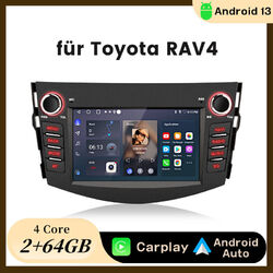 Android13 7" Autoradio GPS Navi BT WIFI DAB+ SWC 2+64G Für Toyota RAV4 2006-2012