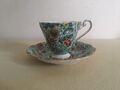 Royal Standard England Bone China Paisley Gesänge Teetasse und Untertasse vergoldeter Rand 