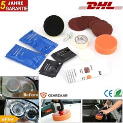 Auto Frontscheinwerfer Reparatur Polier Set Scheinwerfer Politur Aufbereitung DE