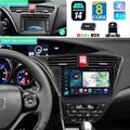 DAB+ 4+64G Android 14 Autoradio Carplay Navi Kamera Für Honda Civic IX 2012-2017