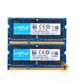 Crucial 16GB 8GB 4GB 2Rx8 PC3L-12800S DDR3-1600MHz SODIMM Laptop-Speicher RAM