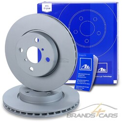 ATE 2x BREMSSCHEIBE Ø258 BELÜFTET VORNE FÜR DAIHATSU CHARADE 1.33 16V BJ 11-13### ORIGINAL ATE BREMSEN VOM KFZ-TEILE PROFI ###